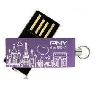 флешка PNY 8GB USB Lovely. Paris PFU6008-PP