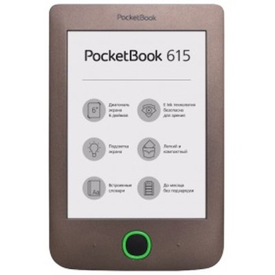 электронная книга PocketBook 615 Brown