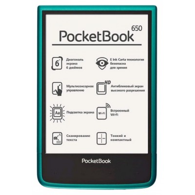 электронная книга PocketBook 650 Green