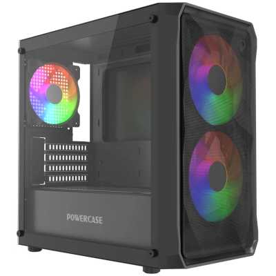 Корпус PowerCase Mistral Micro A3B ARGB Black