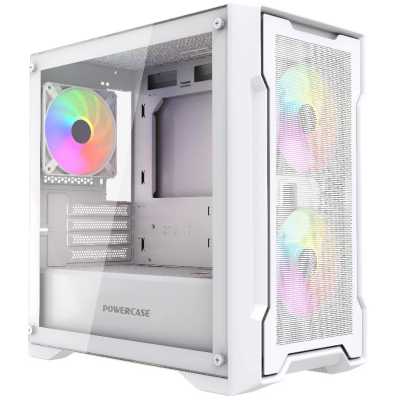 Корпус PowerCase Mistral Micro X3W ARGB White