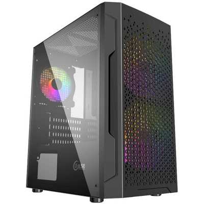 корпус PowerCase Mistral Micro Z3B Mesh LED Black