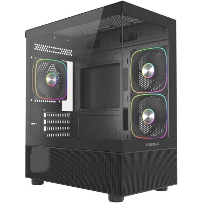корпус PowerCase Vision Micro M2 ARGB Black