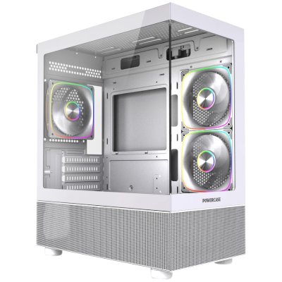 PowerCase Vision Micro M2 ARGB White