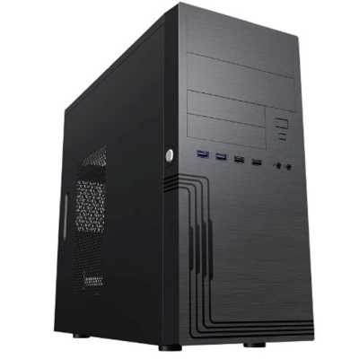 Корпус PowerMan ES555BK Black PM-500ATX-F