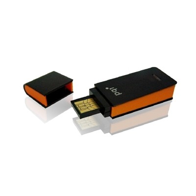 флешка PQI 4GB i221 Black/Orange