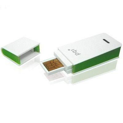 флешка PQI 4GB i221 White/Green