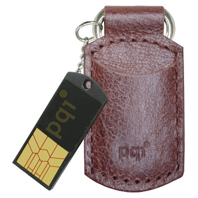 флешка PQI 4GB i820 Coffee Leather