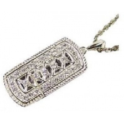 флешка Pretec 16GB USB Flash i-Disk Vogue silver