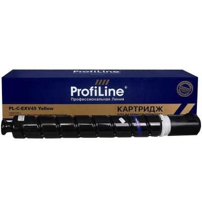 Тонер-картридж ProfiLine PL_C-EXV49_Y