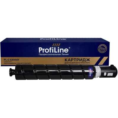 Тонер-картридж ProfiLine PL_C-EXV54Y_Y