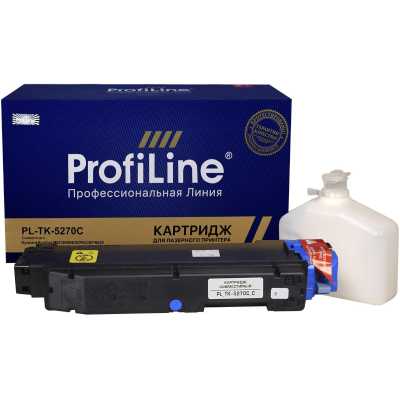 Тонер-картридж ProfiLine PL_TK-5270C_С_WC