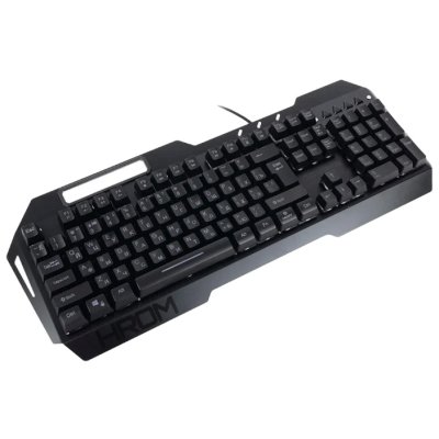 клавиатура Qcyber Hrom Black USB