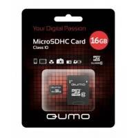 Карта памяти Qumo 16GB Class10 QM16GMICSDHC10