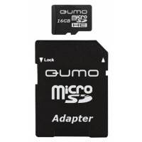 Карта памяти Qumo 16GB Class6 QM16MICSDHC6