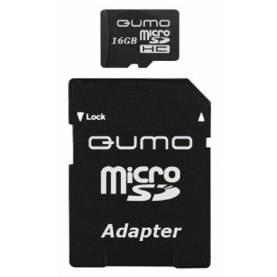 карта памяти Qumo 16GB Class6 QM16MICSDHC6