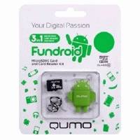 Карта памяти Qumo 16GB QM16GCR-MSD10-FD-GRN