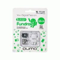 Карта памяти Qumo 16GB QM16GCR-MSD10-FD-WHT