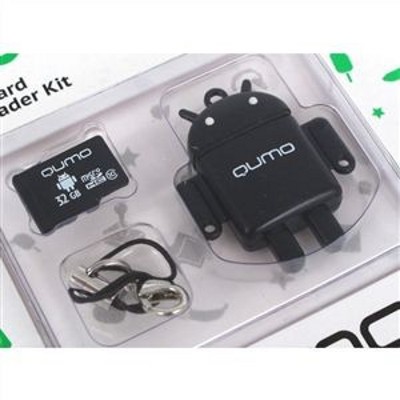 карта памяти Qumo 32GB Class 10 QM32GCR-MSD10-FD-BLK