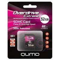 Карта памяти Qumo 32GB Class 10 QM32GSDHC10U1EX300