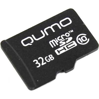 карта памяти Qumo 32GB QM32GMICSDHC10NA