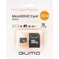 Карта памяти Qumo 32GB QM32GMICSDHC6
