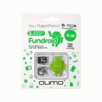 Карта памяти Qumo 4GB Micro Secure Digital QM4GCR-MSD10-FD-GRN