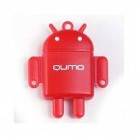 Карта памяти Qumo 4GB Micro Secure Digital QM4GCR-MSD10-FD-RED