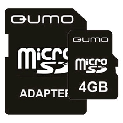 карта памяти Qumo 4GB Micro Secure Digital QM4GMICSD