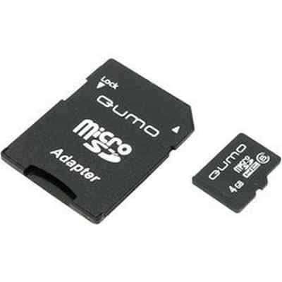 карта памяти Qumo 4GB QM4GMICSDHC6