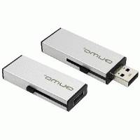 Флешка Qumo 64GB Aluminium QM64GUD3-AL