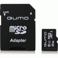 Карта памяти Qumo 64GB Class10 QM64GMICSDXC10U1