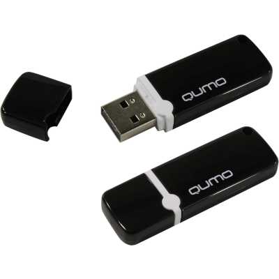 флешка Qumo 64GB QM64GUD-OP2-black
