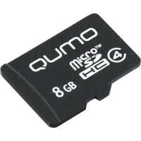 Карта памяти Qumo 8GB QM8GMICSDHC4NA