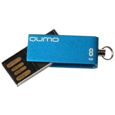 флешка Qumo 8GB QM8GUD-FLD-Blue