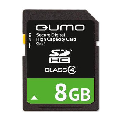карта памяти Qumo 8GB Secure Digital High Capacity SDHC class 4