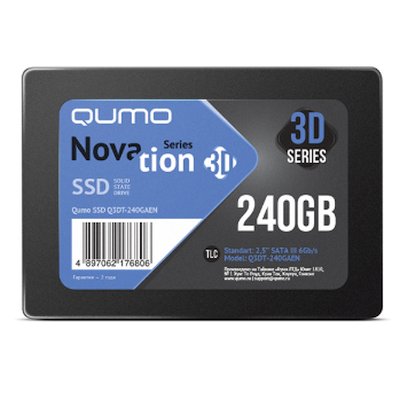 SSD диск Qumo Novation 3D 240Gb Q3DT-240GAEN