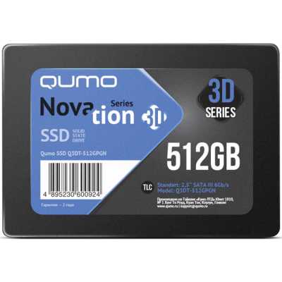 SSD диск Qumo Novation 3D 512Gb Q3DT-512GPGN