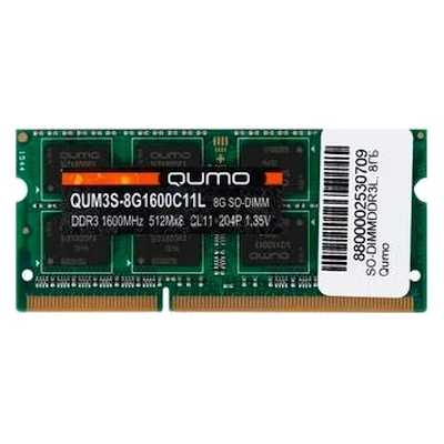 оперативная память Qumo QUM3S-8G1600C11L