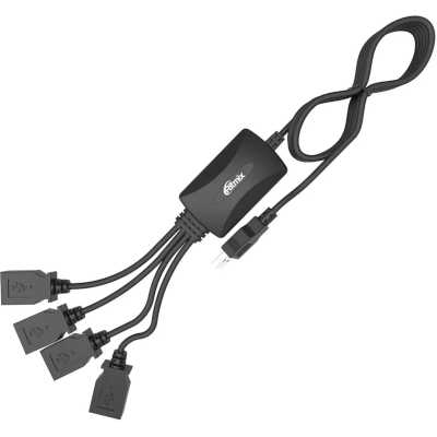 Разветвитель USB Ritmix CR-2405 Black