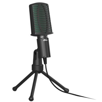микрофон Ritmix RDM-126 Black/Green