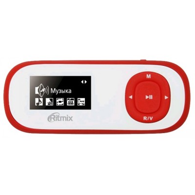 MP3 плеер Ritmix RF-3400 4GB White/Red