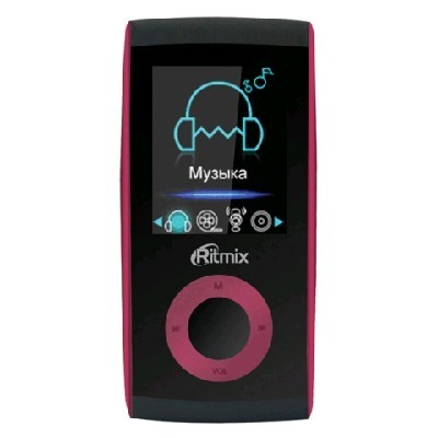MP3 плеер Ritmix RF-4400 RD 4GB Vinous