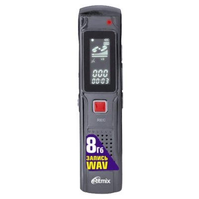 диктофон Ritmix RR-110 8Gb Black