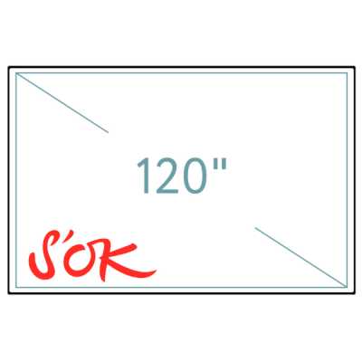 Экран для проектора Sakura S'OK SCPSFR-266x150