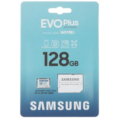 карта памяти Samsung EVO Plus 128GB MB-MC128SA/APC