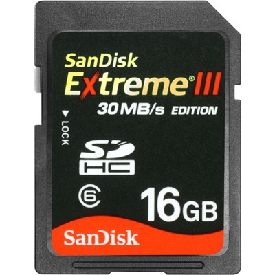 карта памяти SanDisk 16GB SDSDX3-016G-E31