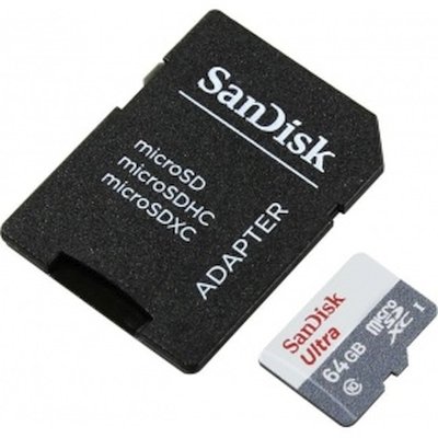 карта памяти SanDisk 64GB SDSQUNS-064G-GN3MA