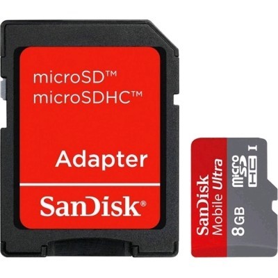 карта памяти SanDisk 8GB SDSDQUA-008G-U46A