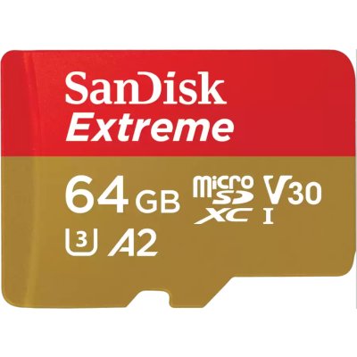 Карта памяти SanDisk Extreme 64GB SDSQXAH-064G-GN6GN
